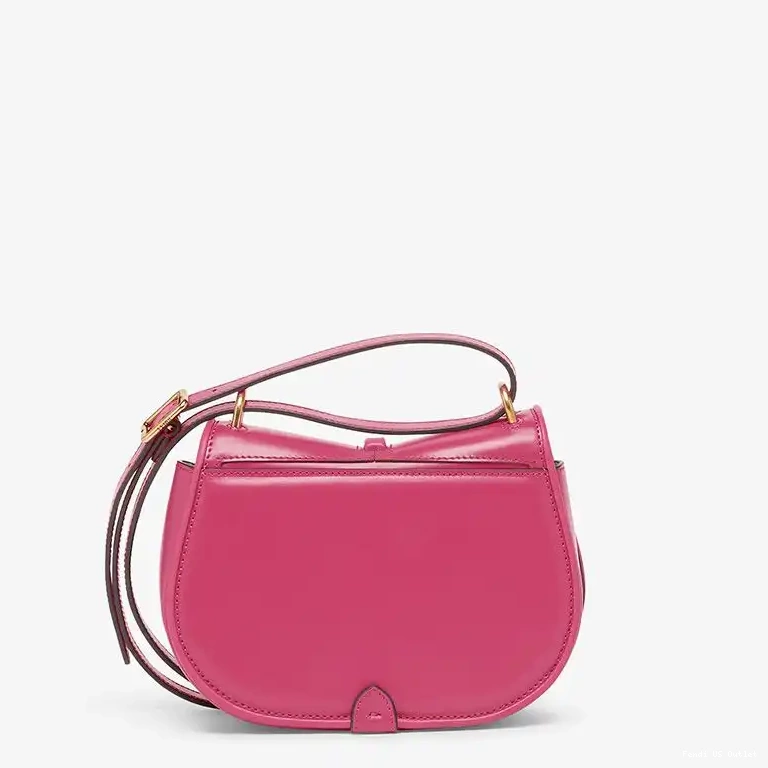 Cheap HOT Calf Leather Fendi Rose C'mon Mini Bag In 0530